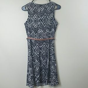 Dress Barn Dresses - Dress Barn Belted Print Dress Dress Barn Dresses - Dress Barn Belted Print Dress